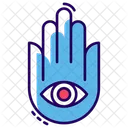 Main Hindoue Main Hamsa Main Religieuse Icône