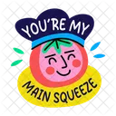 Main Squeeze Smiling Fruit Icon