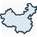 Mainland Hull Shape Map Border Country State Outline Continent Region Icon
