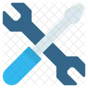 Maintenance Wrench Screwdriver Icon