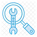 Maintenance Search Magnifier Icon