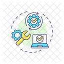 Maintenance Monitoring Telecommunication System Icon