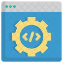 Gear Programming Coding Icon