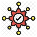 Maintenance Gear Check Mark Icon