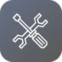Maintenance Screwdriver Wrench Icon