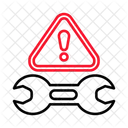 Maintenance Warning Alert Icon