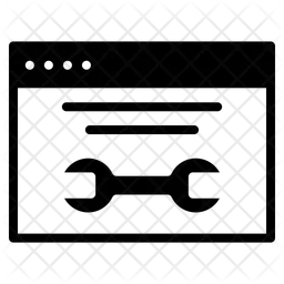 Maintenance Web  Icône
