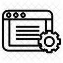Maintenance Web  Icône