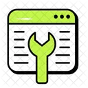 Maintenance Web  Icône