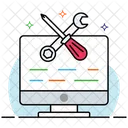 Maintenance Web Outils Web Configuration Du Site Web Icône
