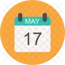 Maio Calendario Data Icon