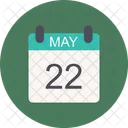 Maio Calendario Data Icon