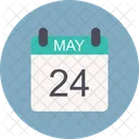 Maio Calendario Data Icon