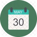 Maio Calendario Data Icon