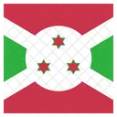 Burundi Bandeira Ícone