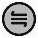 Mais Ou Menos Circulo Icon