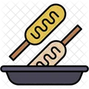 Corndog Essen Fastfood Symbol