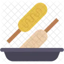 Corndog Essen Fastfood Symbol