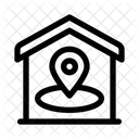 Maison Emplacement Plan Icon