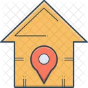 Maison Emplacement Plan Icon