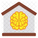 Cerveau De La Maison Esprit De La Maison Cerveau De La Maison Icône