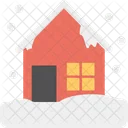 Neigeux Maison Hiver Icon