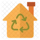 Maison Durable Recycler Durabilite Icône