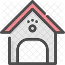 Maison Chien Cage Icône