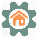 Maison Intelligente Maison Habitation Icon