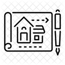 Plan de maison  Icône