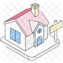 Vente De Maison Propriete Immeuble Icône