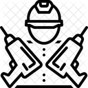 Foreur Maitre Perforateur Machine Icône