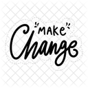 Make Change Motivation Positivity Icon