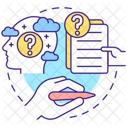 Make list of questions  Icon