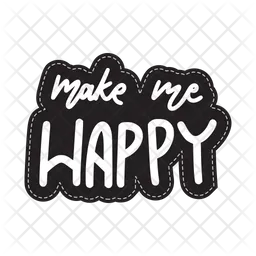 Make me happy sticker  Icon