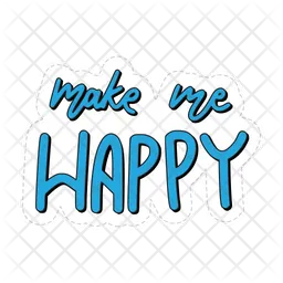 Make me happy sticker  Icon