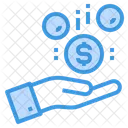 Make Money Business Coins Icon