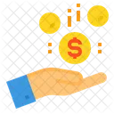 Make Money Business Coins Icon