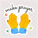 Prayer Hands Invocation Make Prayer Symbol