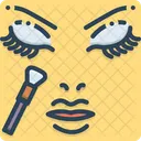 Make Up Kosmetik Pinsel Symbol