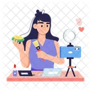 Make-up-Influencer  Symbol