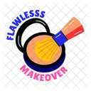 Makeover Cosmetic Brush Icon