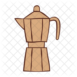 Download Free Maker Italian Coffee Pot Colored Outline Emoji Icon Available In Svg Png Eps Ai Icon Fonts
