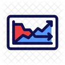 Stock Market Volatility Icon