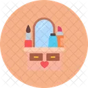 Makeup Dressing Table Dressing Icon