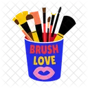 Makeup Brushes Cosmetics Tools Icon