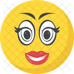 Makeup Emoticon  Icon