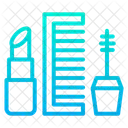 Comb Lipstick Mascara Icon