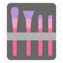 Cosmetic Beauty Brushes Icon