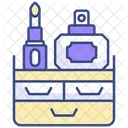 Makeup organizer tray Icon